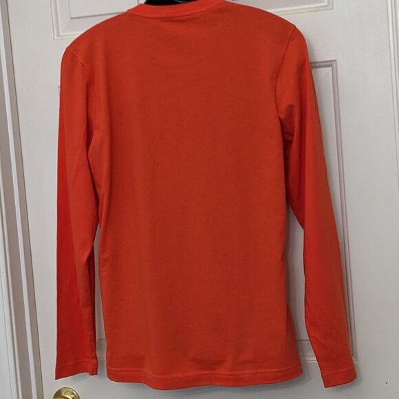 The North Face Men's TNF Sleeve Hit Long Sleeve Tee T-shirt Size S Orange NWT - Picture 4 of 8
